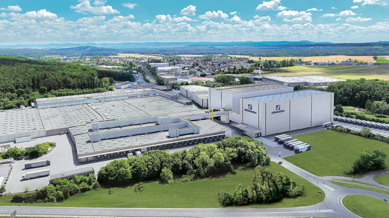 Auf dem Bild sieht man das Werk von Schumacher Verpackungen